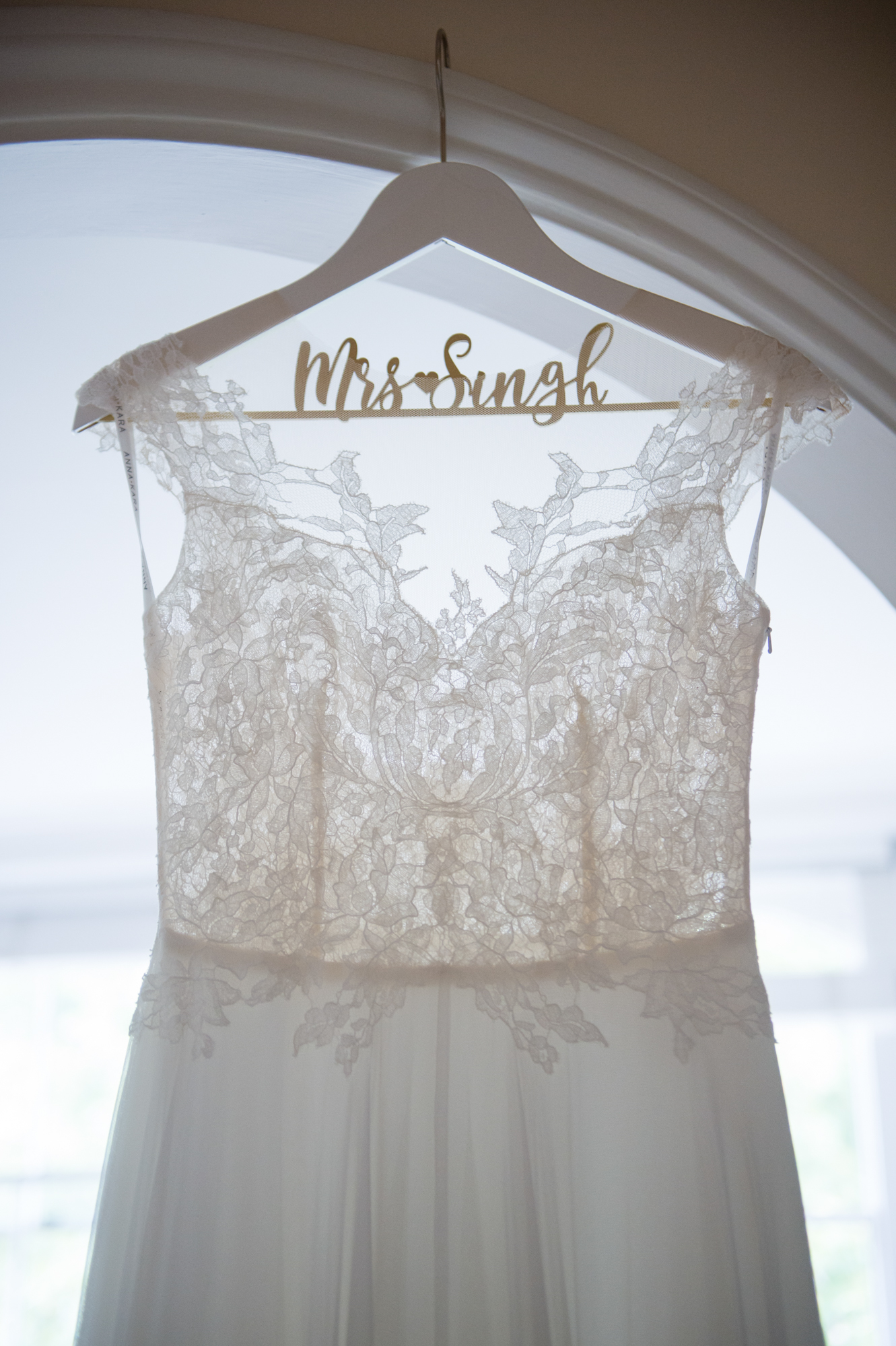 A bridal gown by Anna Kara